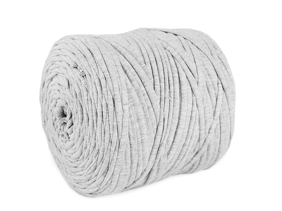 Bandă de tricotat Spaghetti, 650-700 g - gri deschis Bandă de tricotat Spaghetti, 650-700 g - gri deschis