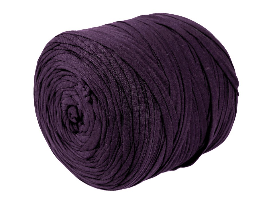 Bandă de tricotat Spaghetti, 650-700 g - mov închis Bandă de tricotat Spaghetti, 650-700 g - mov închis