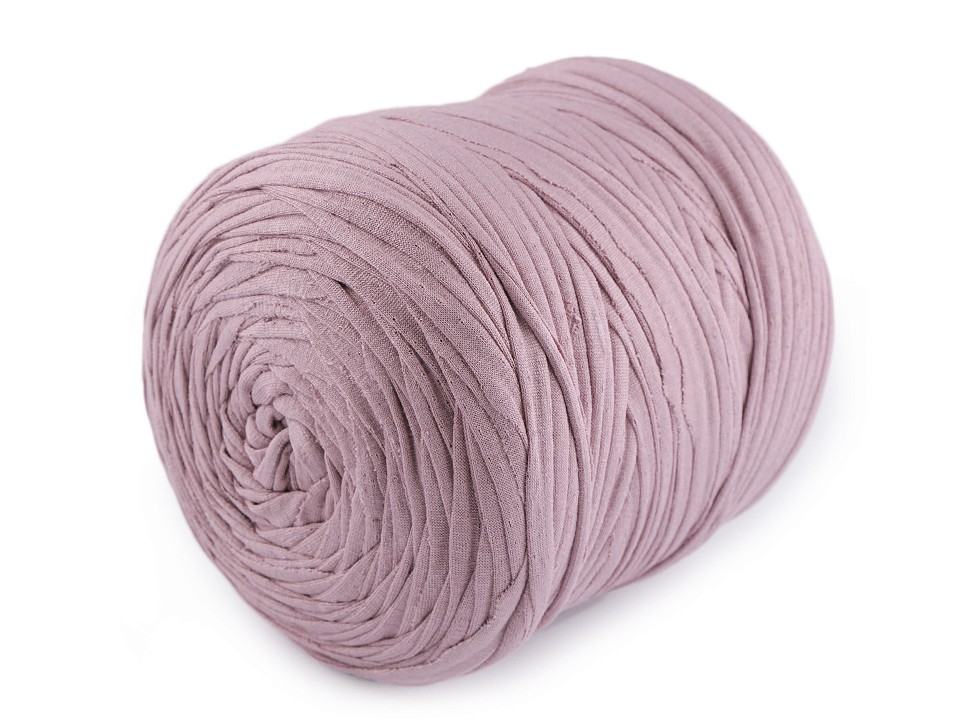 Bandă de tricotat Spaghetti, 650-700 g - roz antic deschis Bandă de tricotat Spaghetti, 650-700 g - roz antic deschis