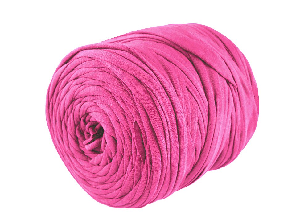 Bandă de tricotat Spaghetti, 650-700 g - roz Bandă de tricotat Spaghetti, 650-700 g - roz