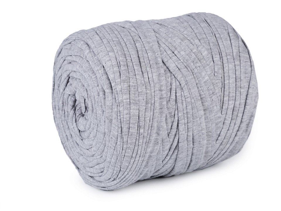 Bandă de tricotat Spaghetti, 700 g - gri deschis Bandă de tricotat Spaghetti, 700 g - gri deschis