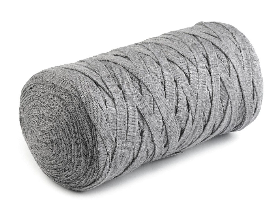 Bandă tubulare de tricotat Spaghetti, 250 g - gri paloma Bandă tubulare de tricotat Spaghetti, 250 g - gri paloma