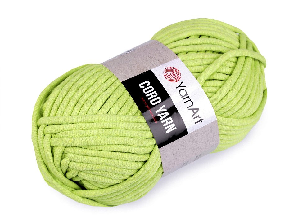 Fir de tricotat Cord Yarn, 250 g - verde deschis