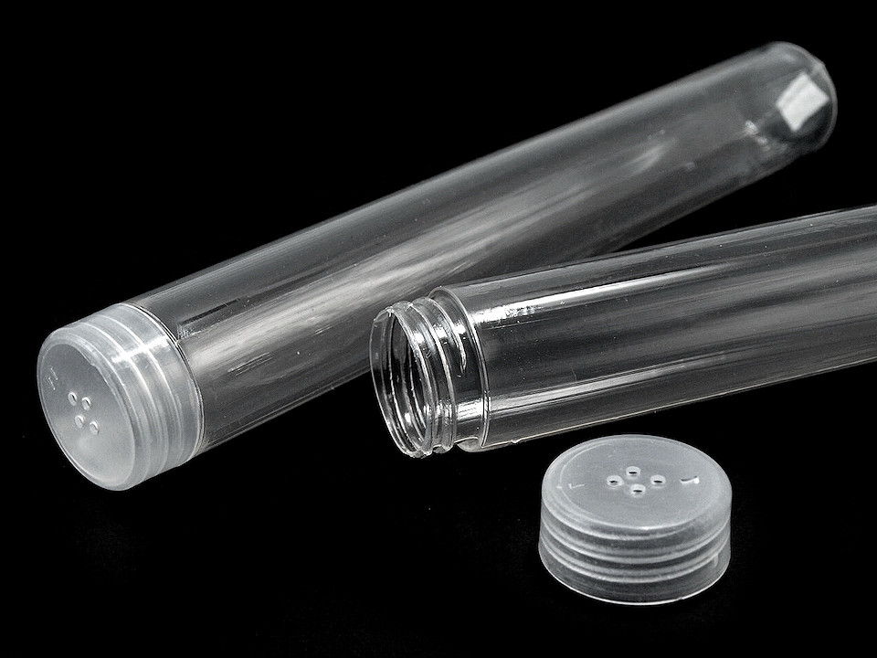 Tub plastic transparent, ø24 mm - Transparent (10 Bucăți)