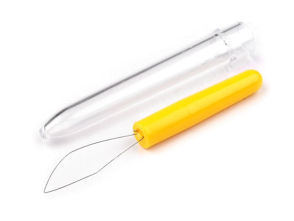 Dispozitiv pentru introdus ața în ac, lungime 85 - Culoare aleatorie (10 Bucăți)