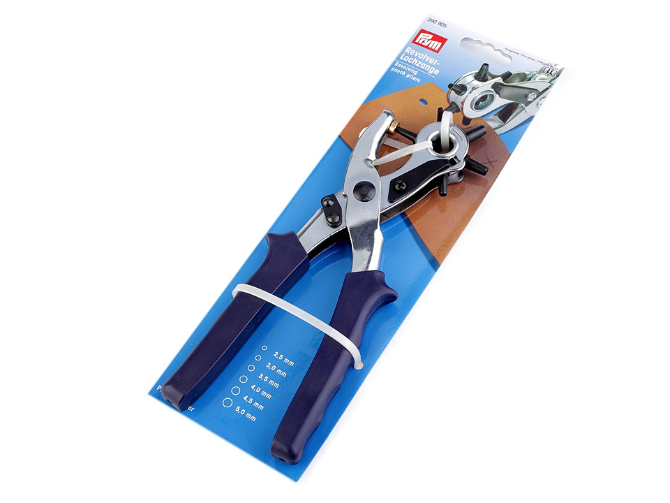 Clește pentru perforat piele prym - Albastru întunecat (1 Bucată)