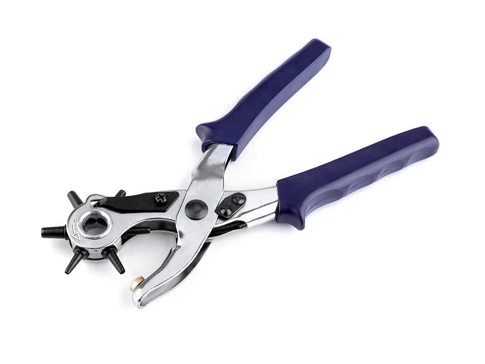 Clește pentru perforat piele prym - Albastru întunecat (1 Bucată)