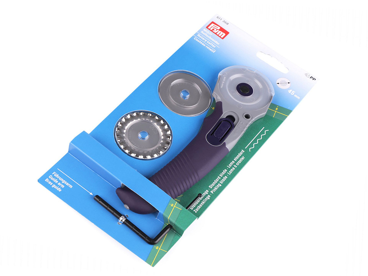 Cutter rotativ 3 lame prym, ø45 mm - Mov liliachiu (1 Bucată)