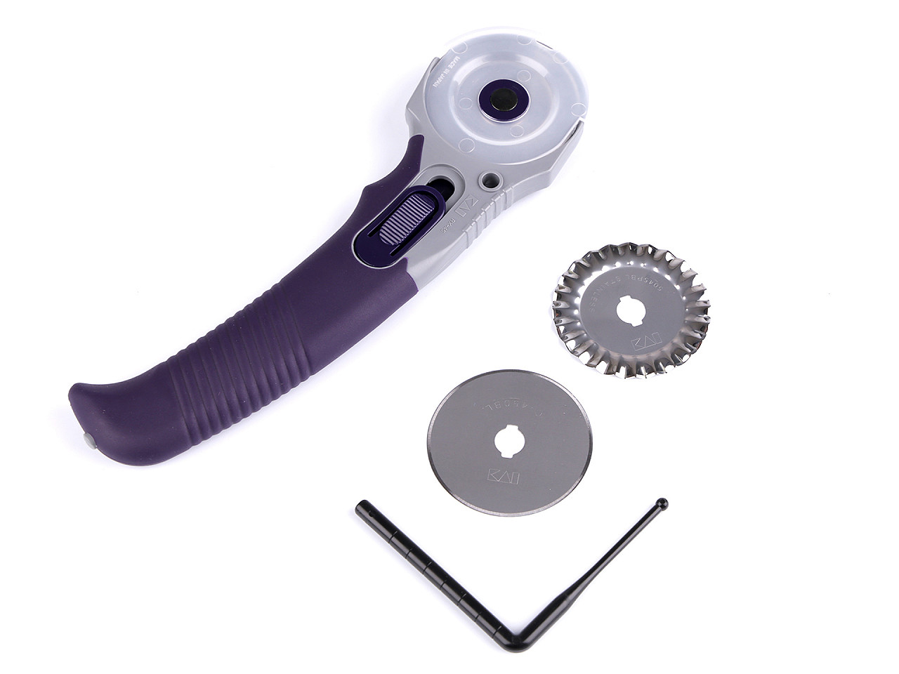 Cutter rotativ 3 lame prym, ø45 mm - Mov liliachiu (1 Bucată)