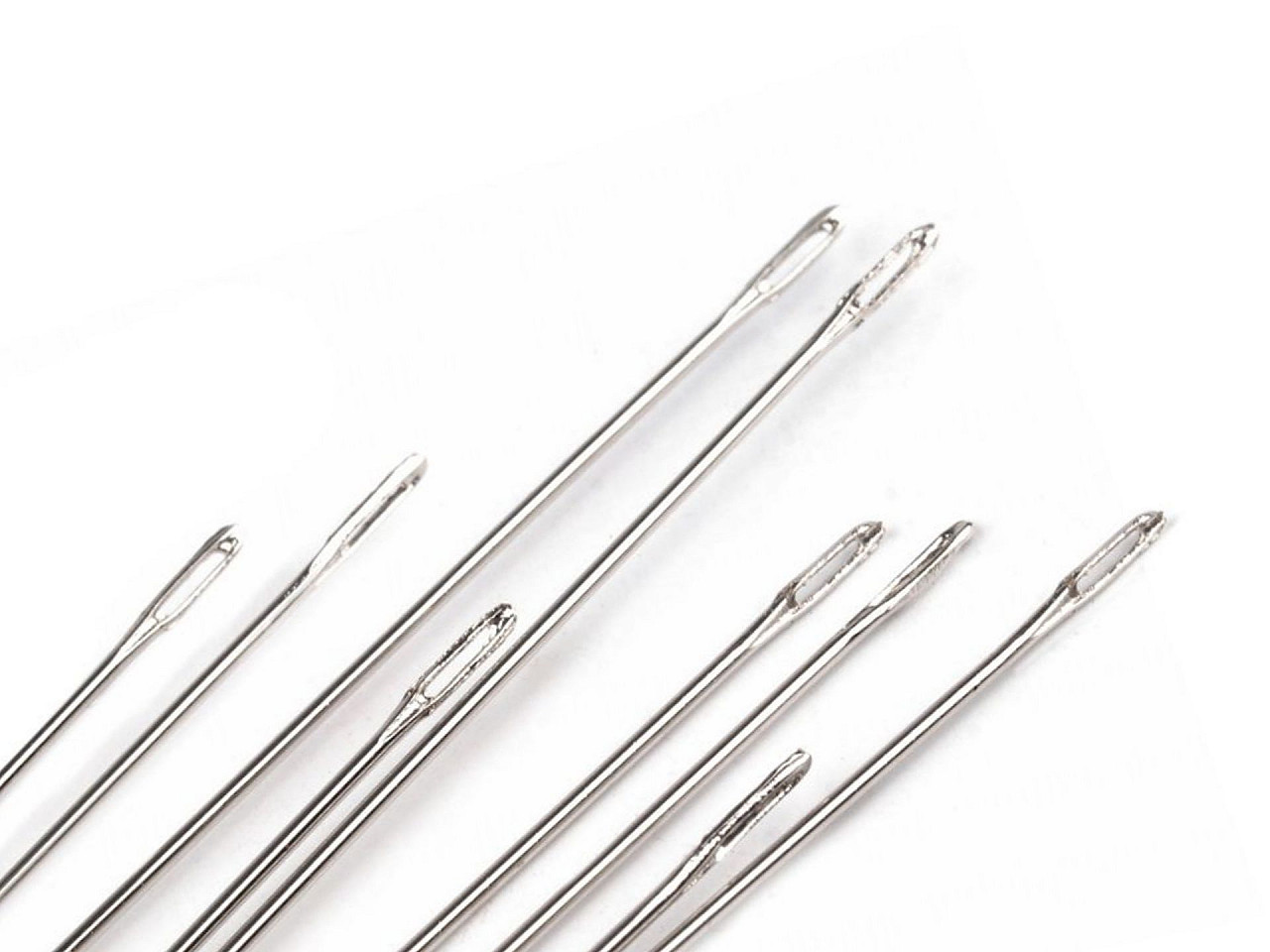 Ace pentru înșirat mărgele, 120 mm - Nichel (1 Sac)