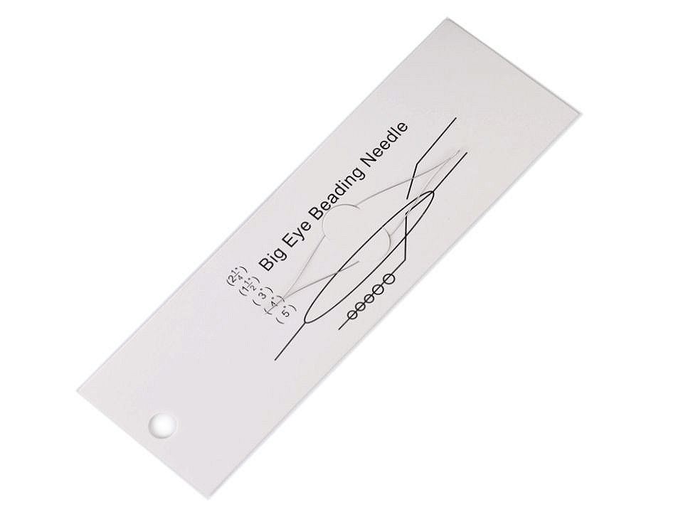 Ac cu ochi mare pentru înșirat mărgele, 100 mm - Nichel (1 Bucată)