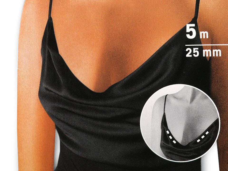 Bandă dublu adezivă pentru rochii decoltate - Transparent (1 Bucată)