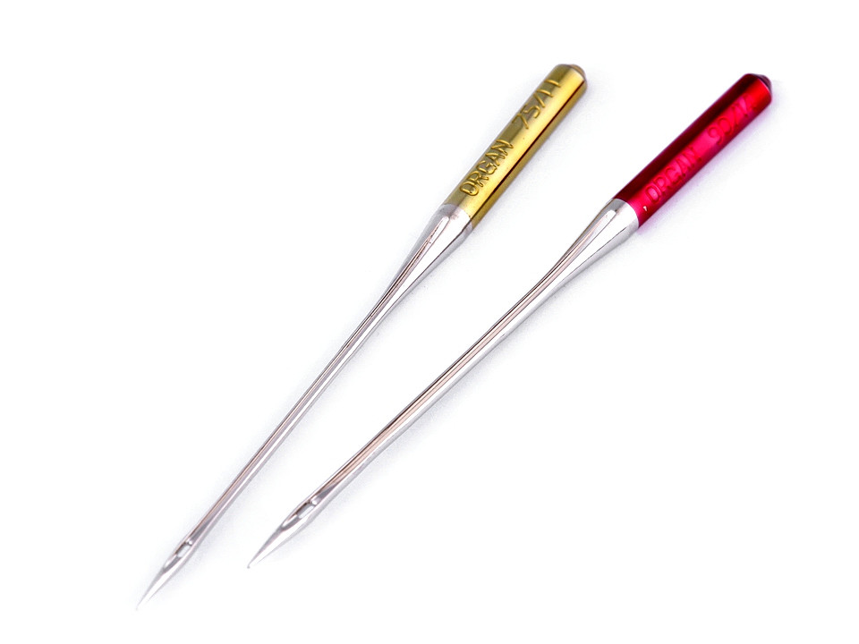 Ace mașină de cusut jeans 90;100, uni 70;80;90, stretch 75;90 organ - Nichel (1 Cutie)