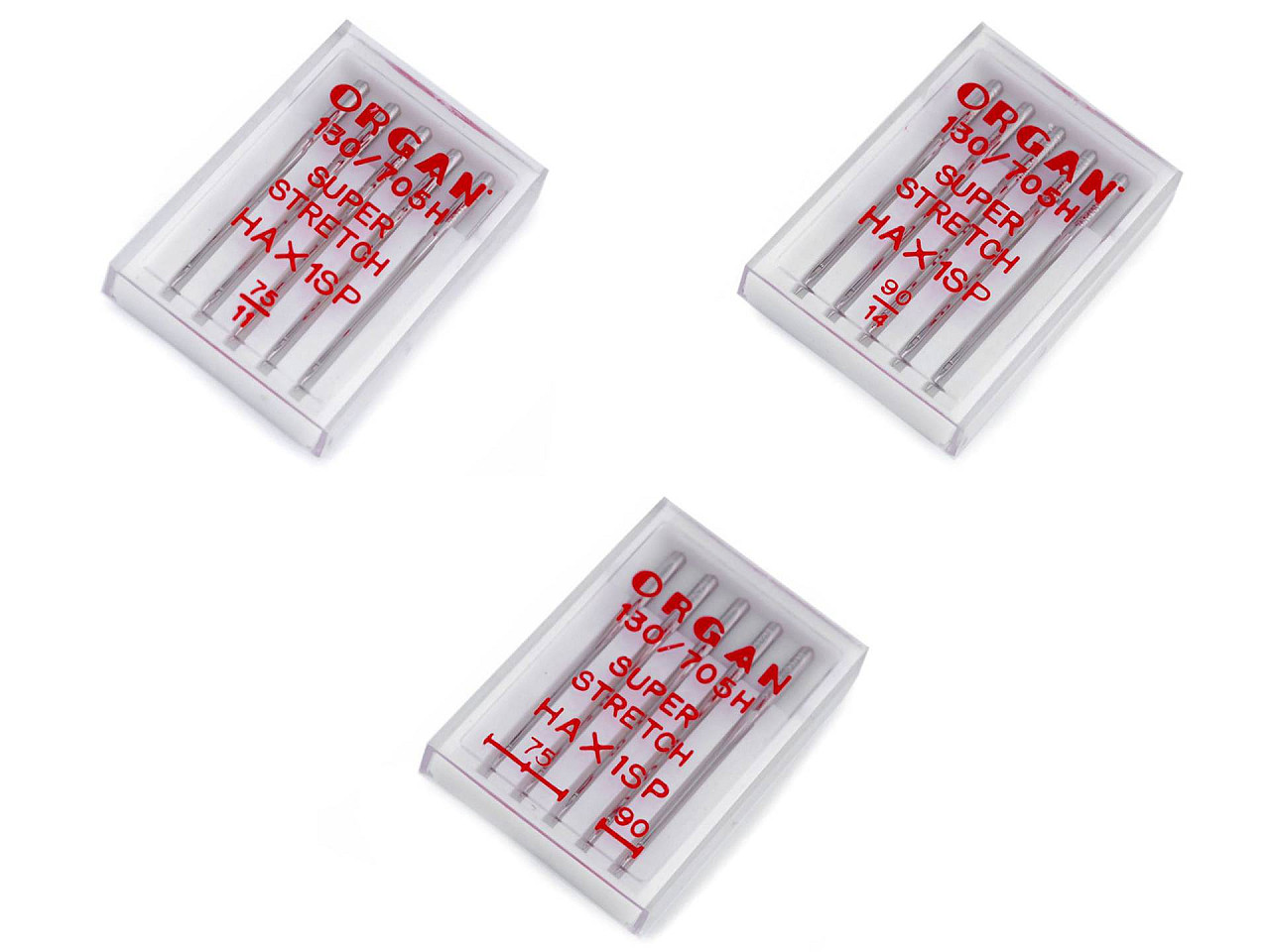 Ace mașină de cusut  super stretch 75;90 organ - Nichel (50 Cutii)