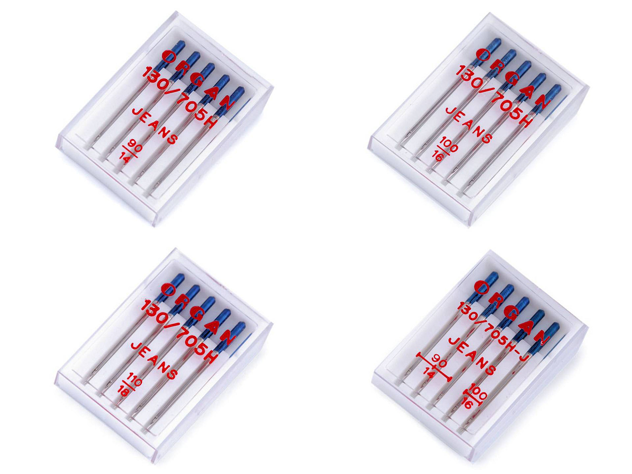 Ace mașină de cusut jeans 90;100;110 organ - Nichel (50 Cutii)