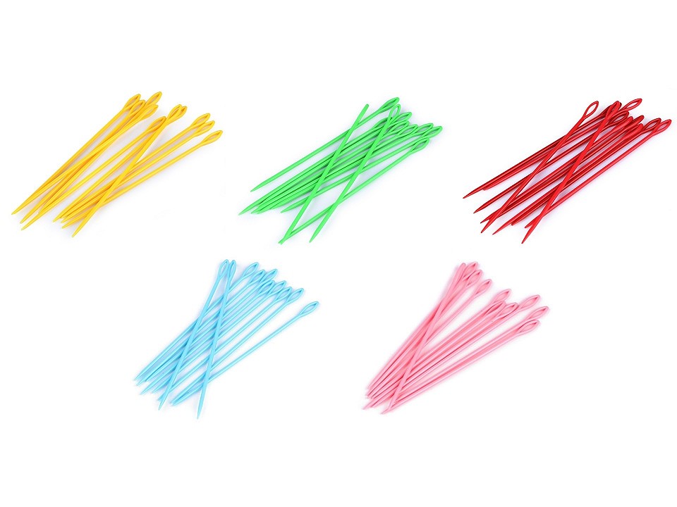 Ace plastic cu vârf bont, 150 mm - Mix variante (10 Bucăți)