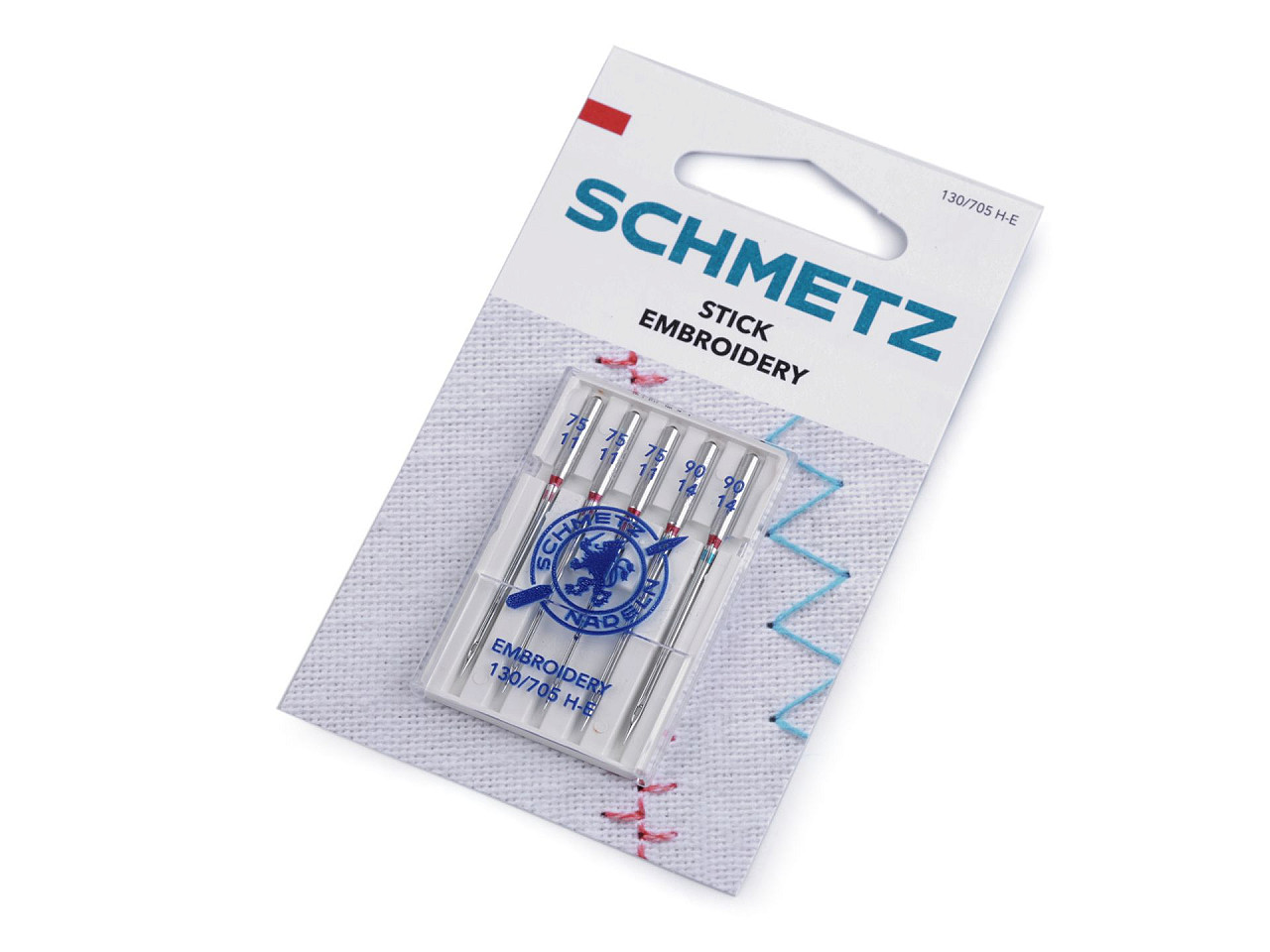 Ace mașină de cusut broderie schmetz, 75; 90; - Nichel (1 Card)