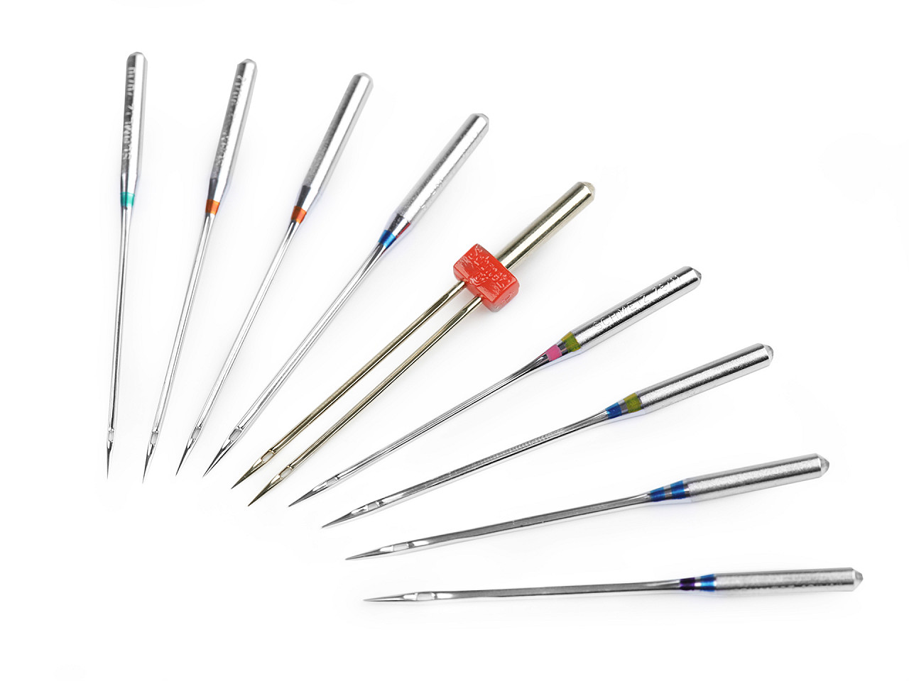 Ace mașină de cusut   combi box schmetz, 70; 80; 90; 100; - Nichel (1 Card)