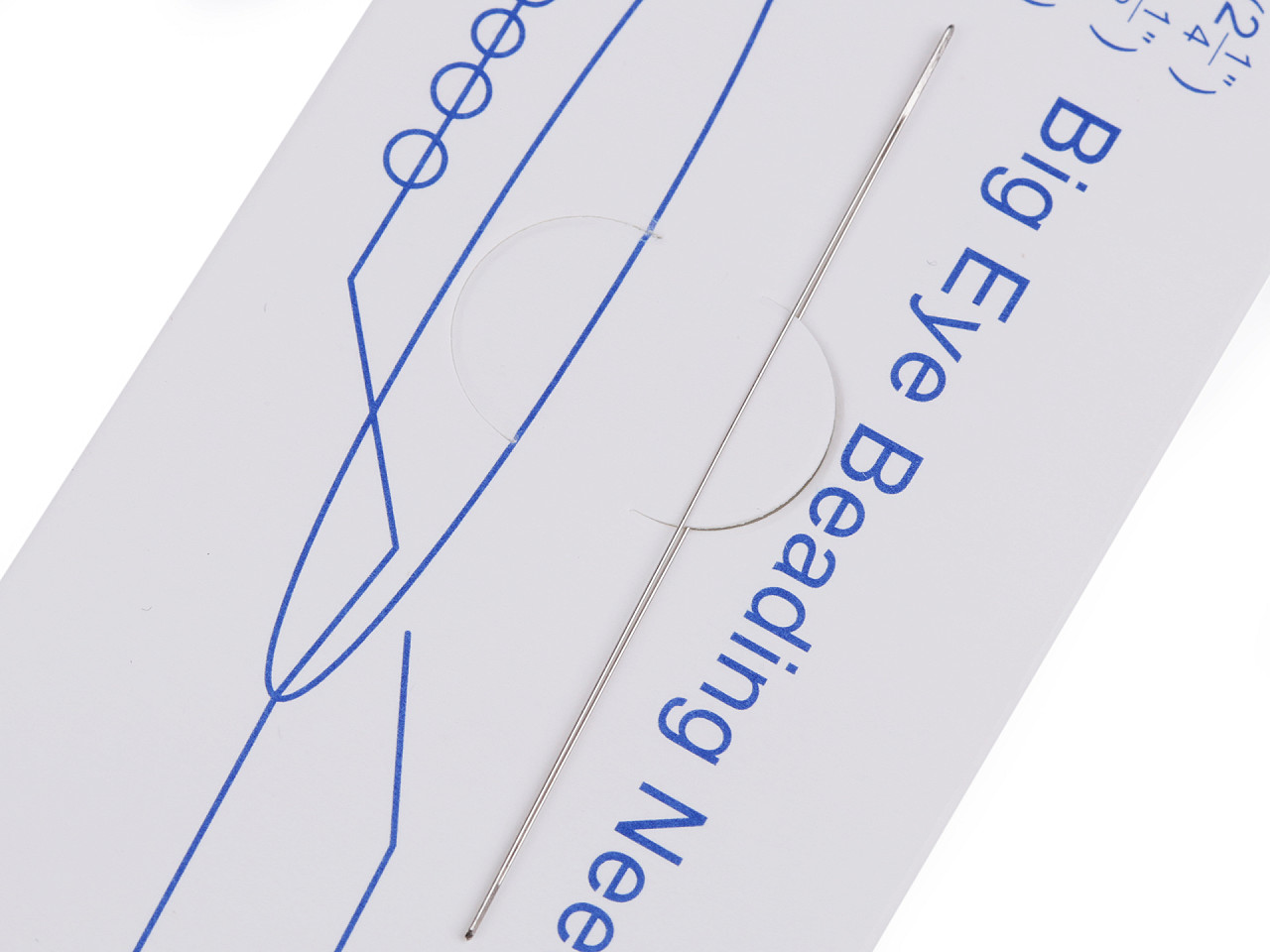 Ac cu ochi mare pentru înșirat mărgele, 55 mm - Nichel (1 Bucată)