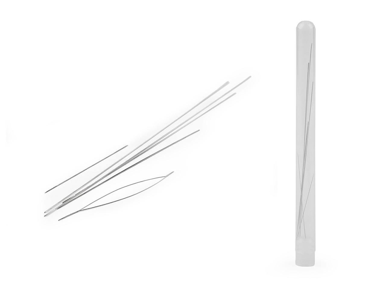 Ace cu ochi mare pentru înșirat mărgele, mix mărimi, 6 buc - Nichel (1 Tub)