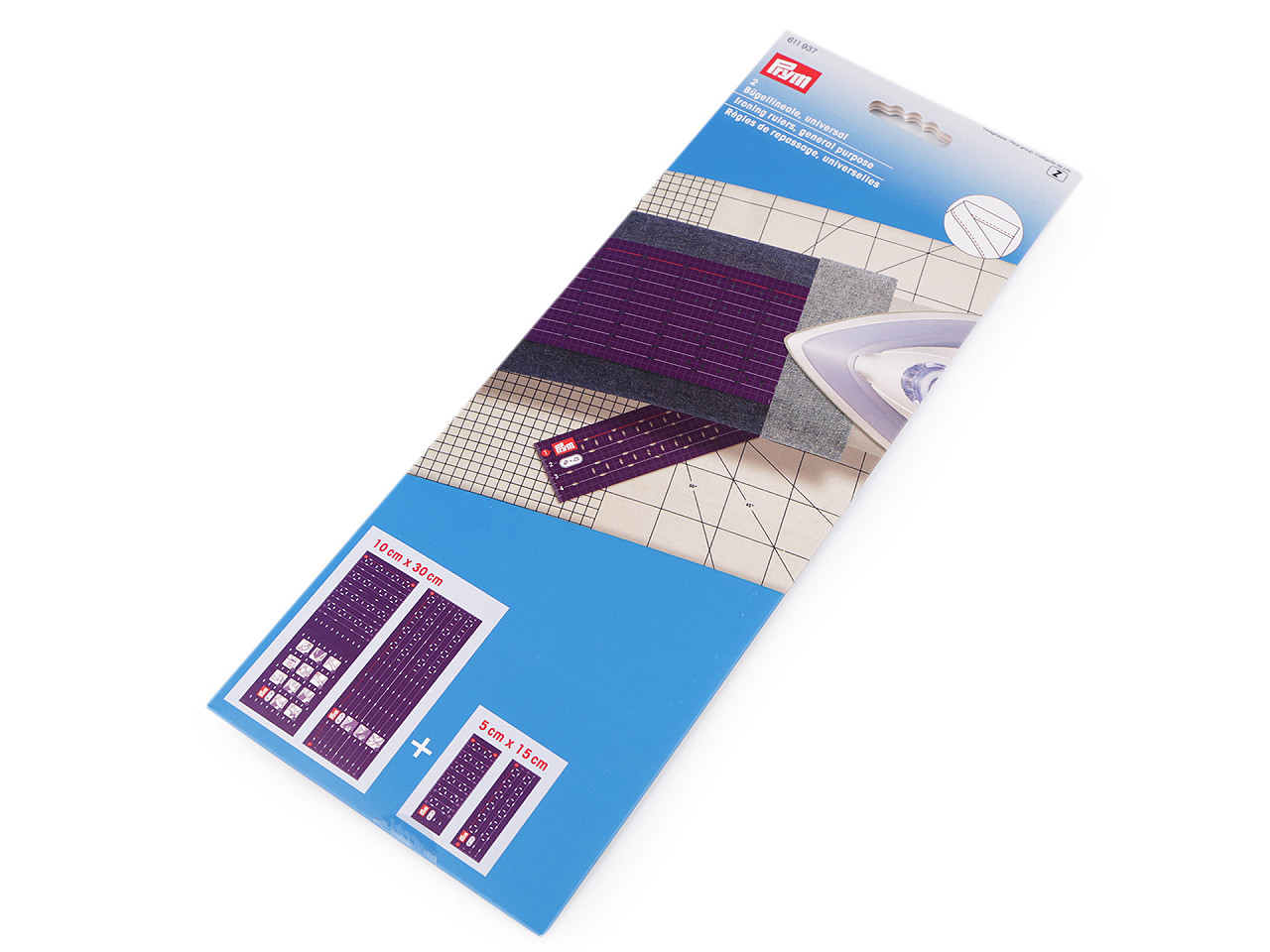 Rigla de călcat/ plisat universală prym - Violet (1 Bucată)
