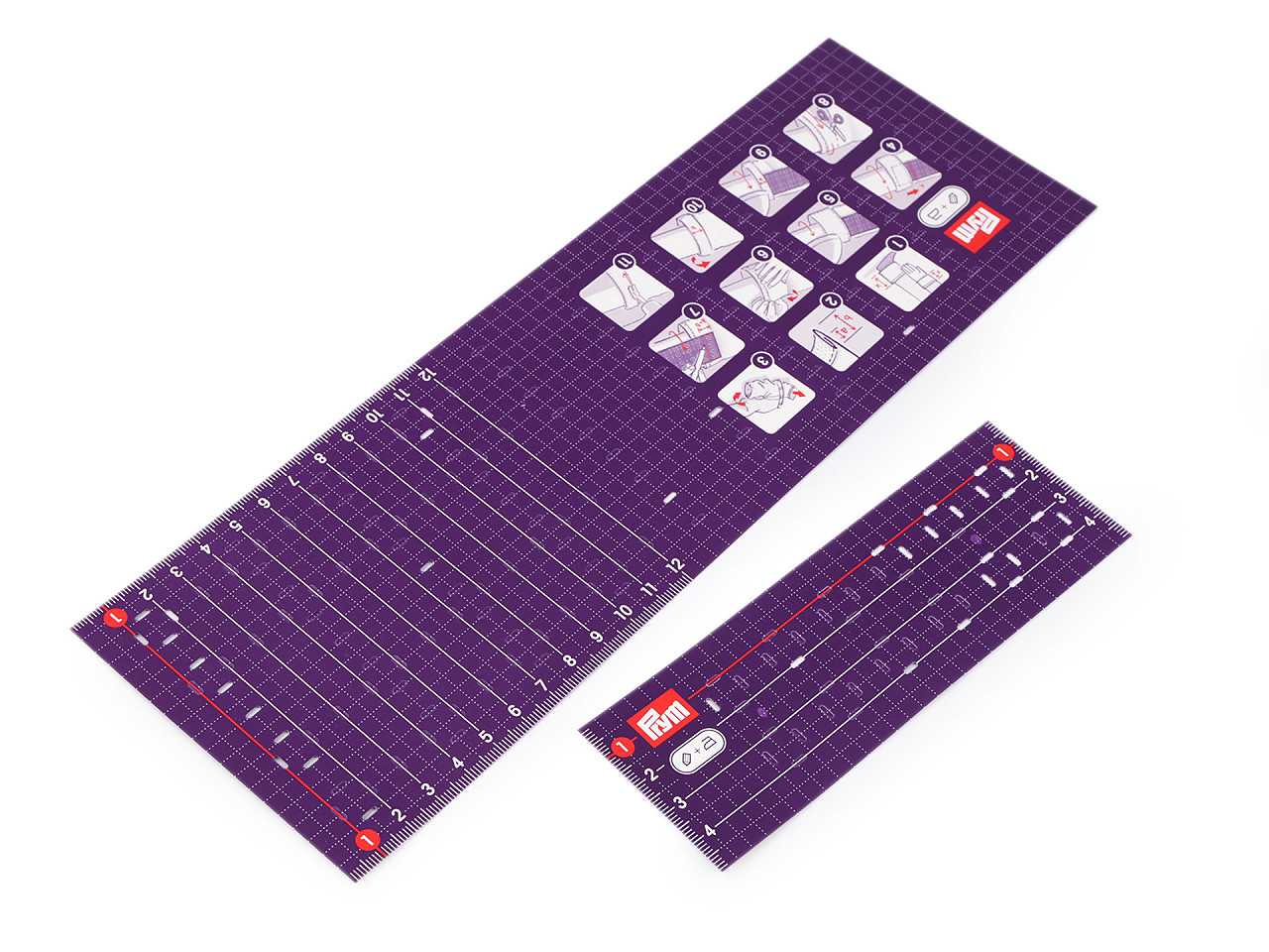 Rigla de călcat/ plisat universală prym - Violet (1 Bucată)