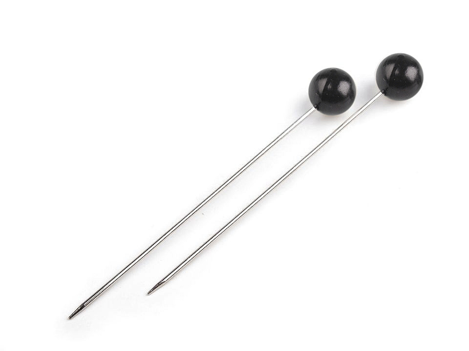 Bolduri deco, lungime 50 mm - Negru (1000 Bucăți)