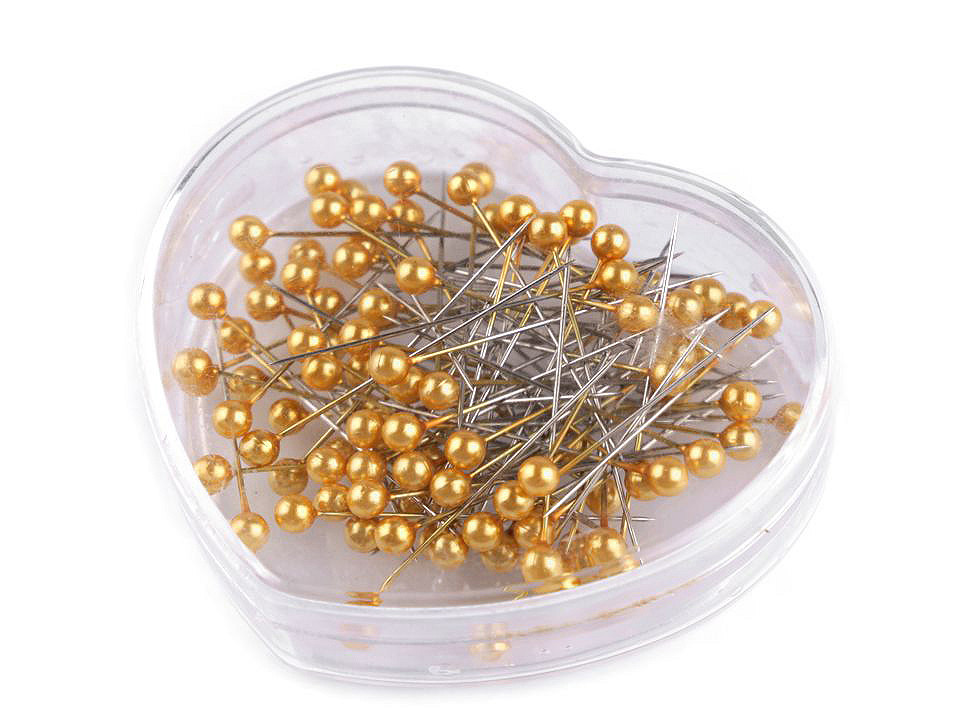 Ace cu gămălie, lungime 40 mm - Alb (1 Cutie)