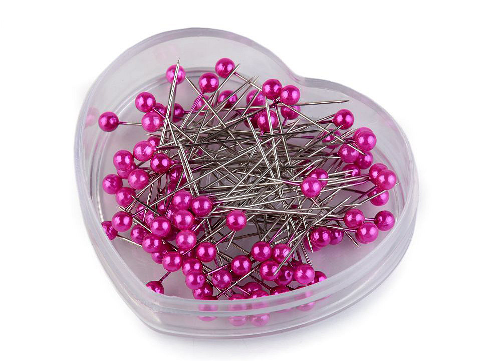 Ace cu gămălie, lungime 40 mm - Alb (1 Cutie)