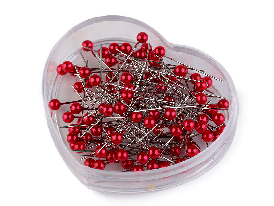 Ace cu gămălie, lungime 40 mm - Alb (1 Cutie)