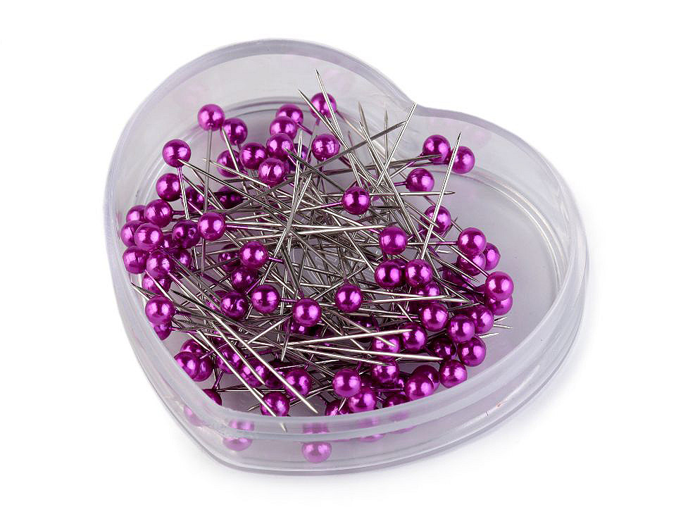 Ace cu gămălie, lungime 40 mm - Alb (1 Cutie)