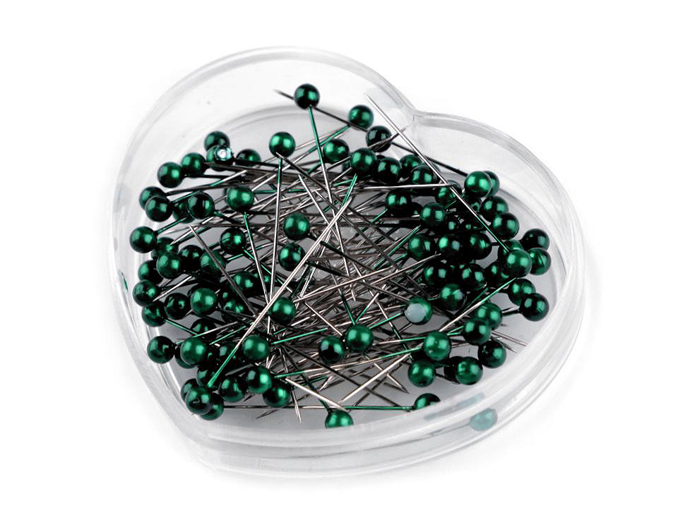 Ace cu gămălie, lungime 40 mm - Alb (1 Cutie)