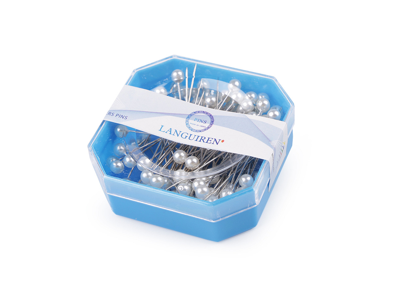 Bolduri decorative lungime 38-40 mm - Alb sidefat (1 Cutie)