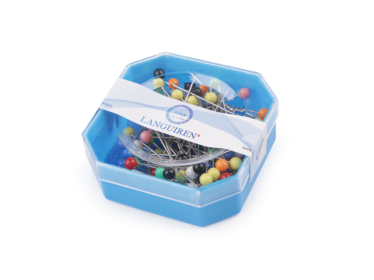 Bolduri decorative lungime 38-40 mm - Alb sidefat (1 Cutie)