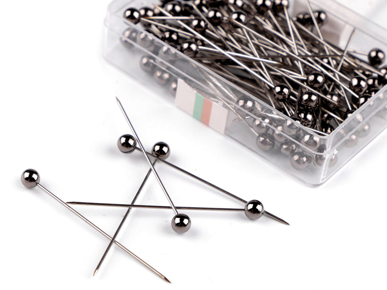 Bolduri inox 38 mm - Nichel negru (4 Cutii)