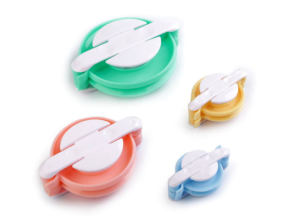 Set confecţionat pompoane, 4 dimeniuni - Mix mărimi (1 Set)