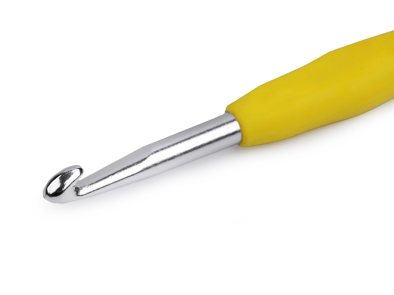 Croșetă cu mâner din cauciuc siliconat,  2-6 - Conform imaginii (1 Bucată)