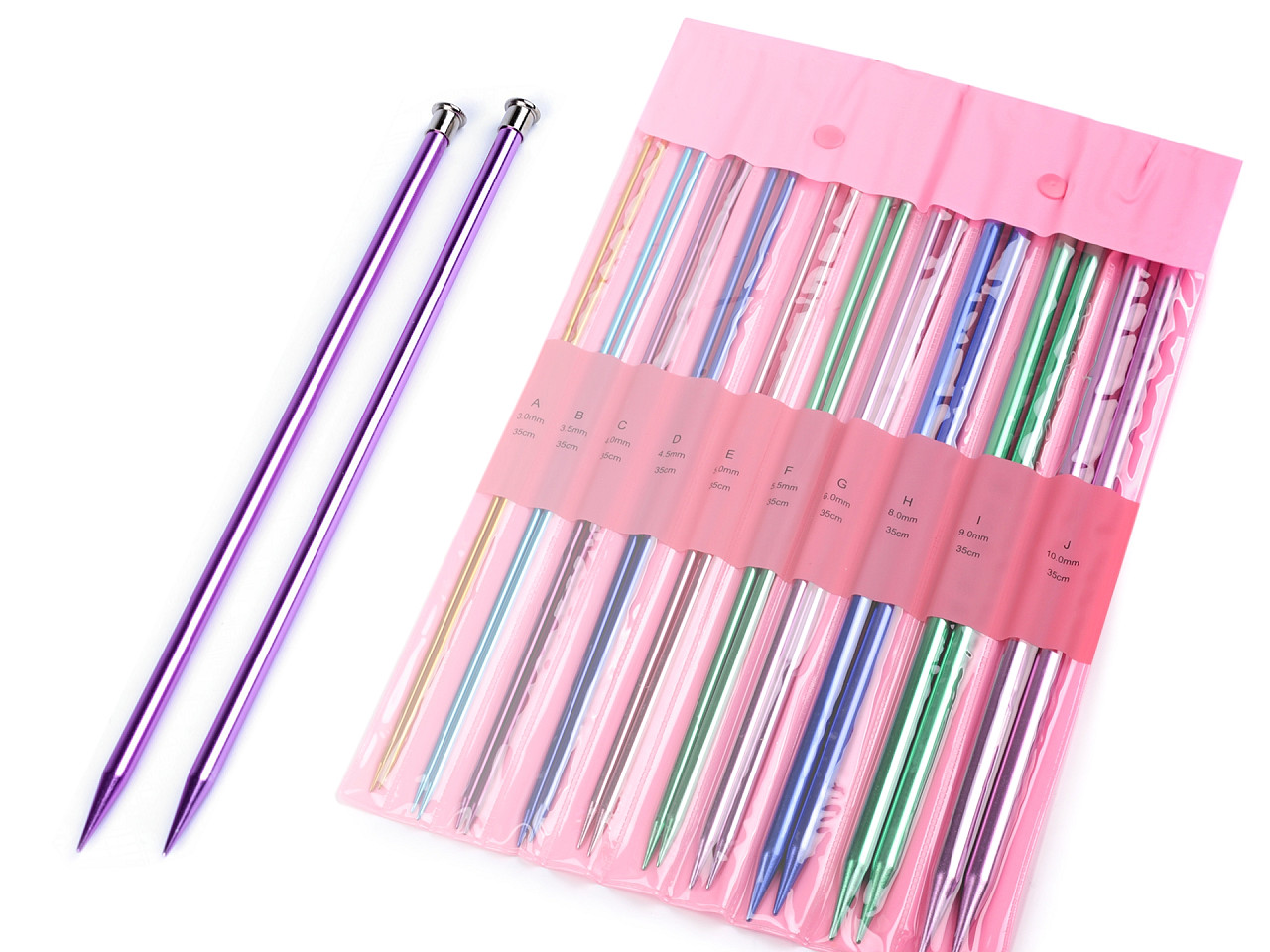 Andrele drepte nr. 3; 3,5; 4; 4,5; 5; 5,5; 6; 8; 9; 10 - Verde deschis (1 Pereche)