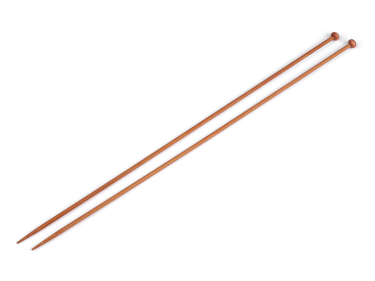 Andrele drepte bambus nr 3,5; 4; 4,5; 5 - Bambus închis (1 Pereche)