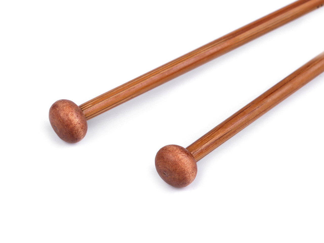 Andrele drepte bambus nr 3,5; 4; 4,5; 5 - Bambus închis (1 Pereche)