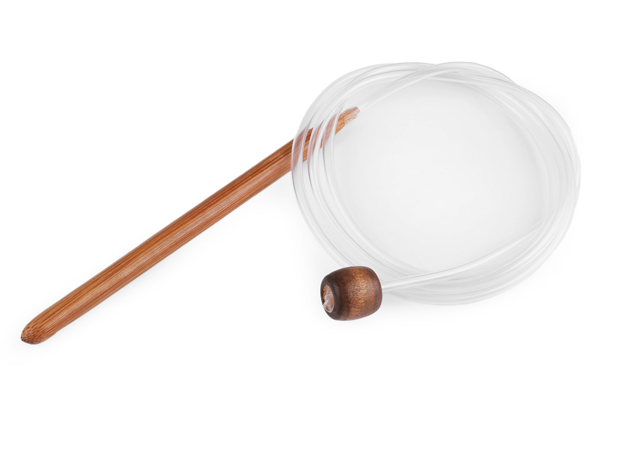 Crosete din bambus pentru crosetat tunisian - Bambus închis (1 Bucată)