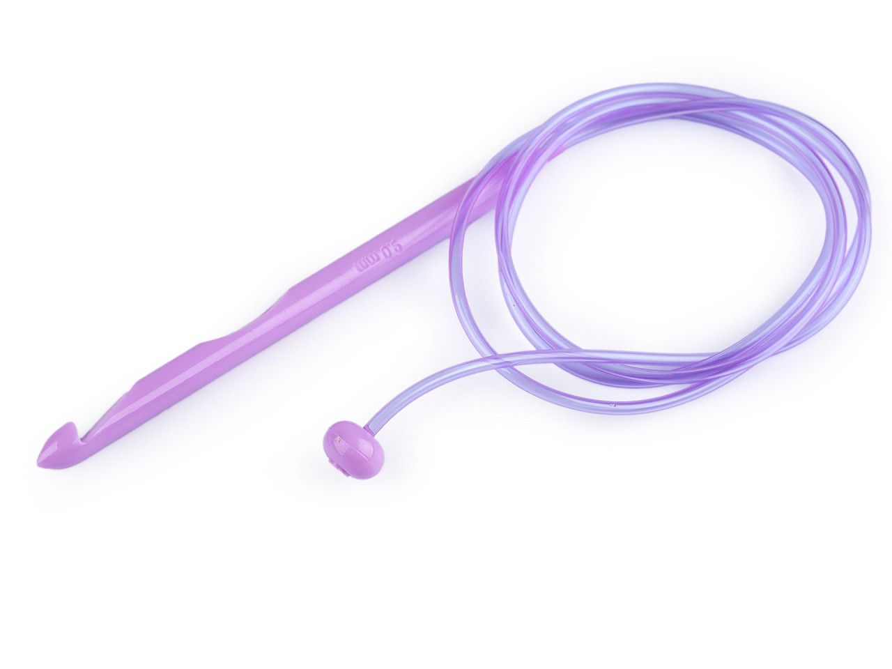 Croșete pentru croșetat tunisian - Culoare aleatorie (1 Bucată)