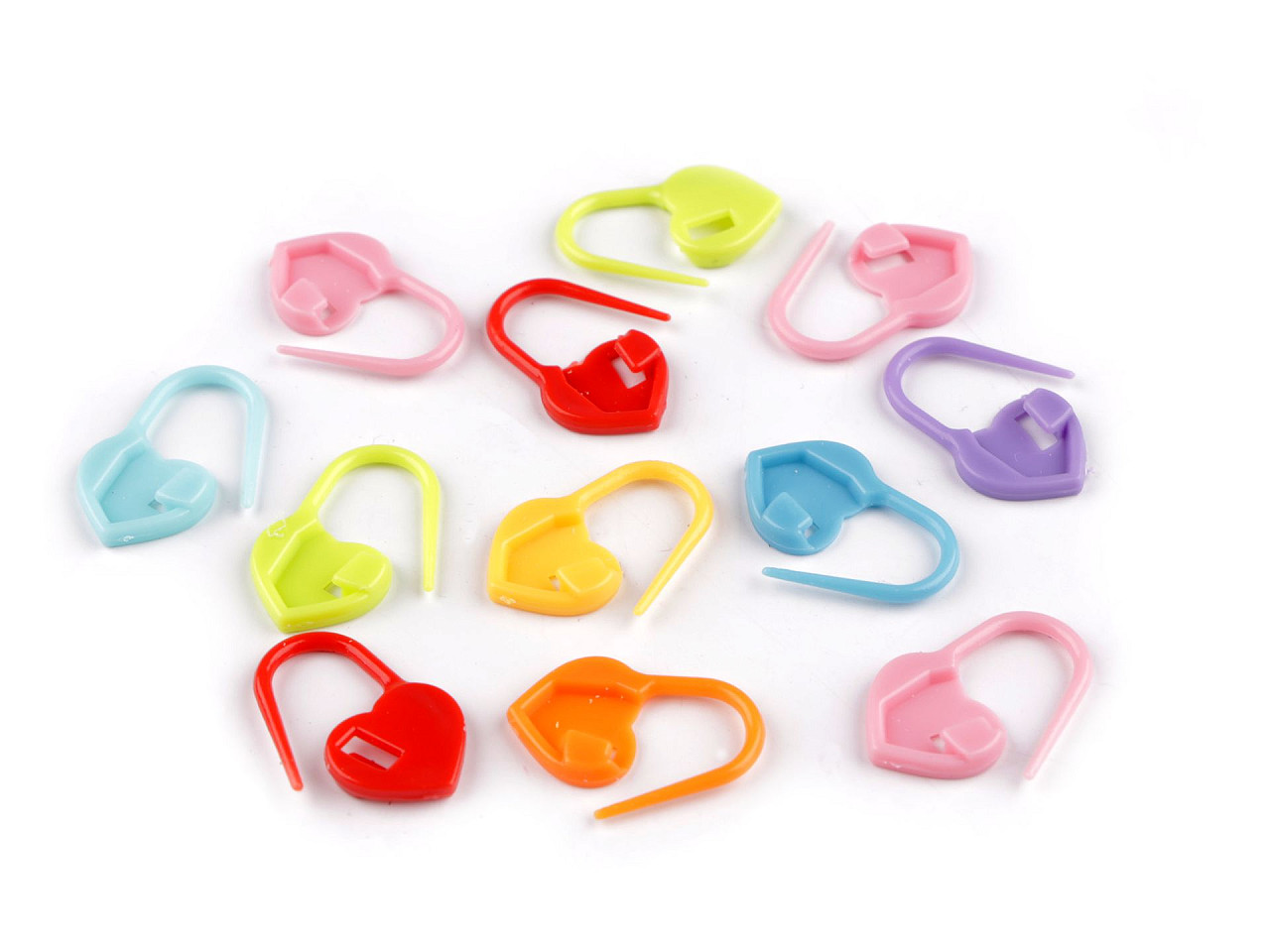 Ace de siguranță pentru tricotat 14x24 mm - Mix (20 Bucăți)