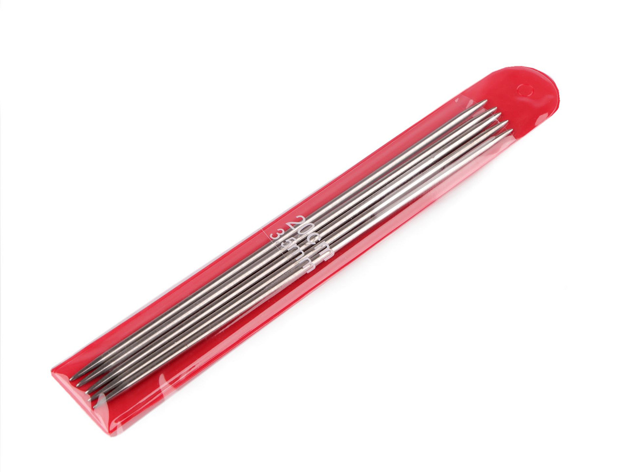 Andrele de inox pentru sosete nr. 2; 2,5; 3; 3,5; 4; 4,5; 5 - Nichel (1 Set)