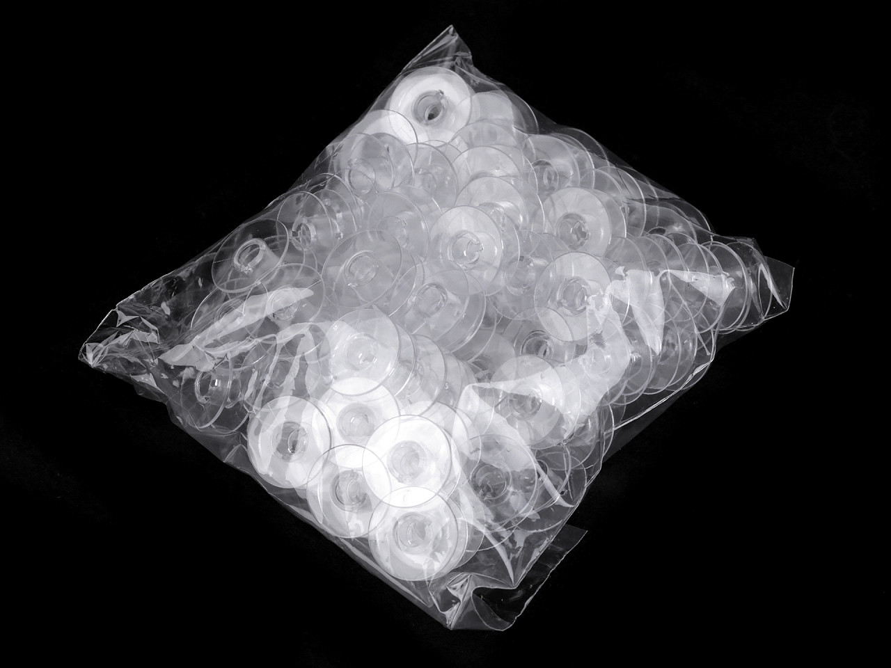 Bobine din plastic pentru masină de cusut veritas - Transparent (10 Bucăți)