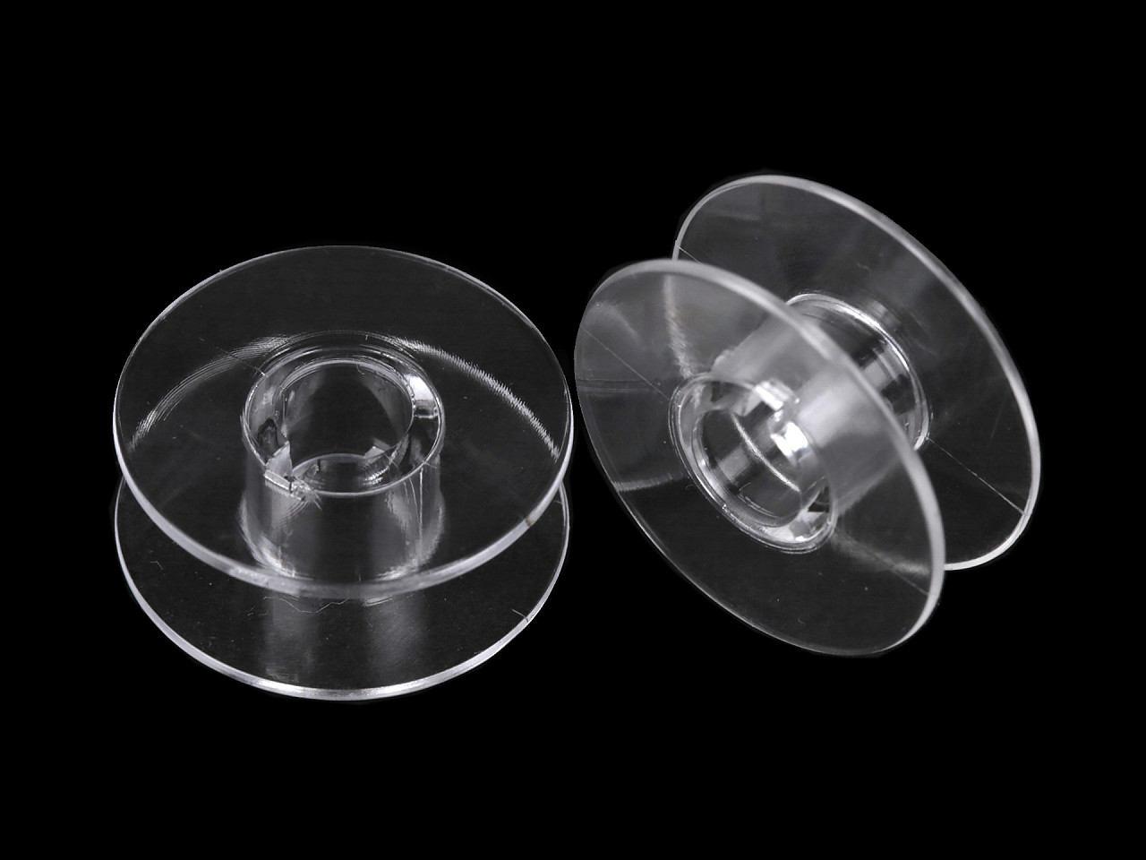 Bobine din plastic pentru masină de cusut veritas - Transparent (10 Bucăți)