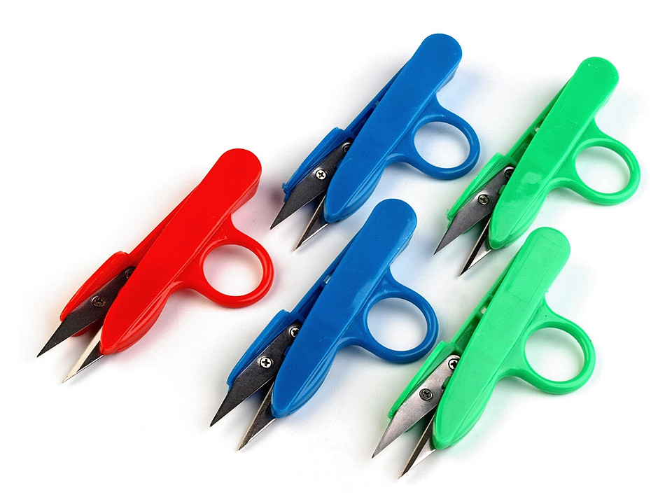 Ciupitoare cu mâner din plastic, lungime 12 cm - Culoare aleatorie (12 Bucăți)