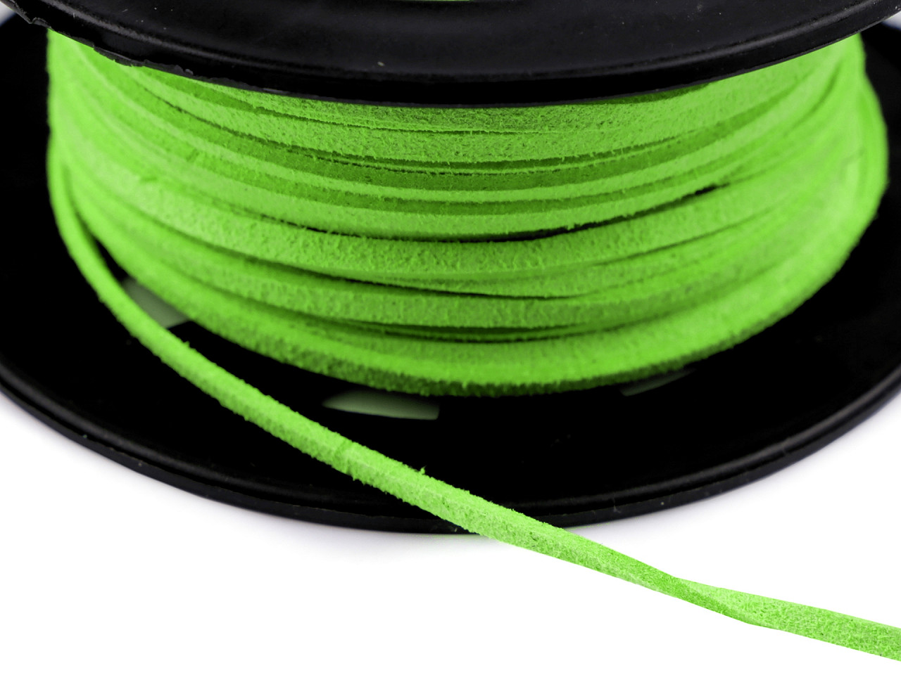 Șnur imitație piele, 3 mm - Galben (30 Metri)