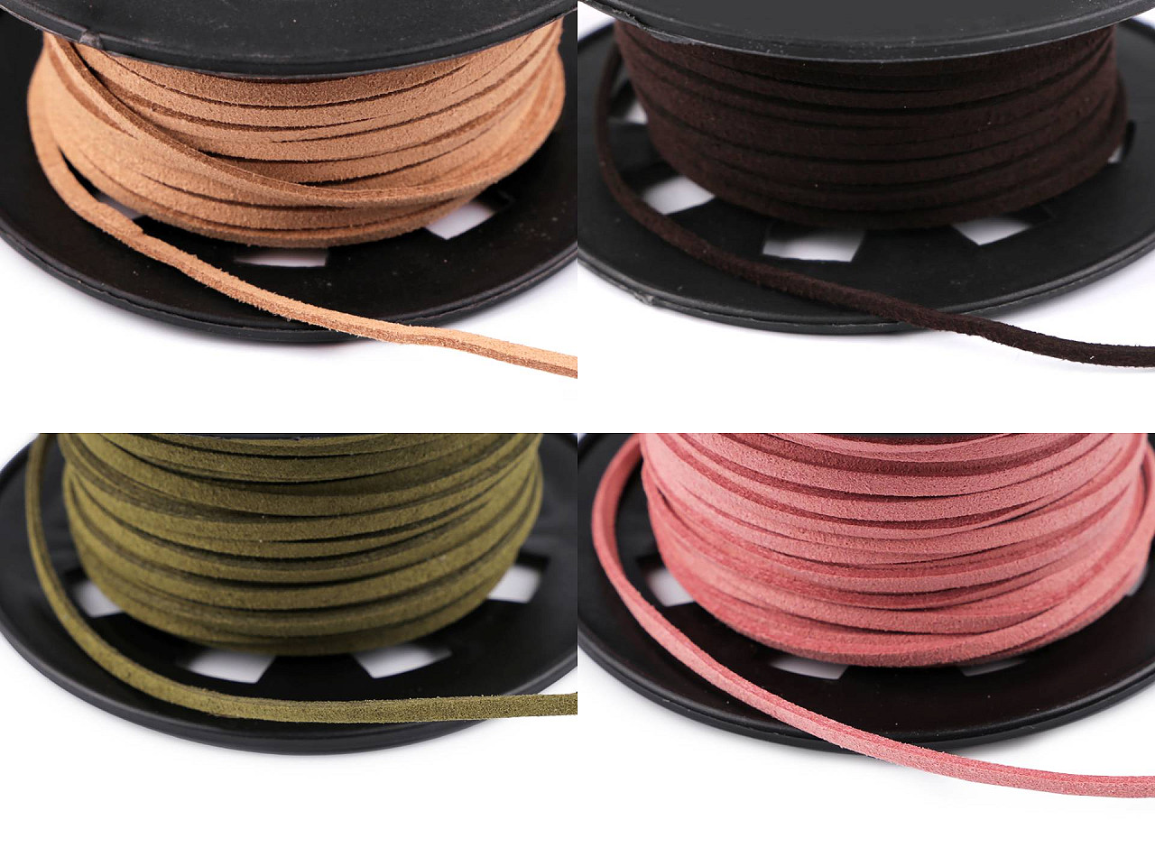 Șnur imitație piele, 3 mm - Galben (30 Metri)