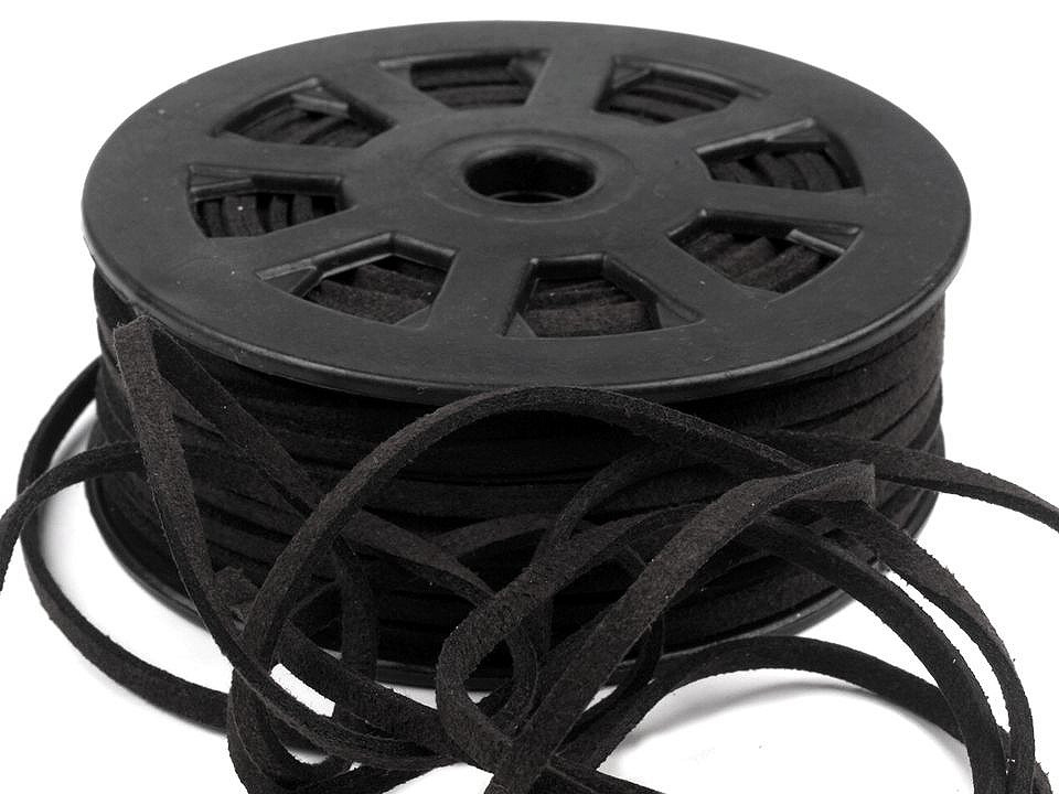 Șnur imitație piele, 3 mm - Galben (30 Metri)